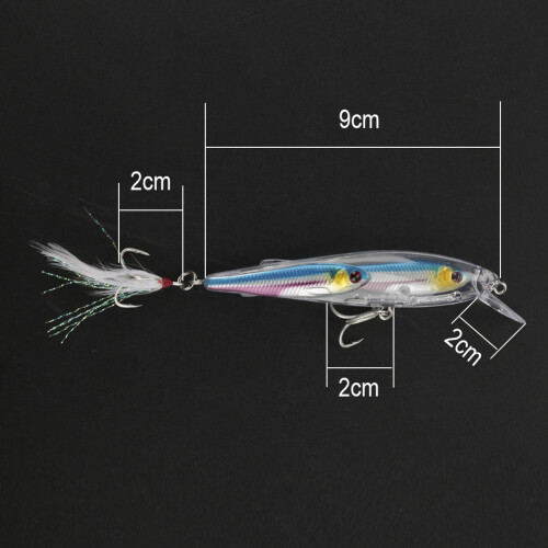 Suspension Jerkbait for Versatile Performance, Razor Sharp Trebles Ensure Solid Hooksets Every Time, Ideal for Cold Water and Lethargic Fish 2