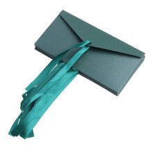 Elegant Design Envelopes with Bow Ribbon, Blank Envelope for DIY Customization and Wedding Party Invitations, Kraft Paper Envelopes with Vintage