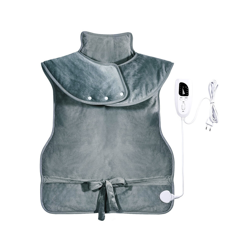 Heating Pad for Back Pain Relief, Large Size Applicable to Most Needs Graphene Heating Shawl with 6 Heating Options and 4 Automatic Shut-off Timers,