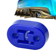 Universal Exhaust Hanger Rubber Mount for Cars, Heat Resistant, Noise Reduction, Easy Install, Blue