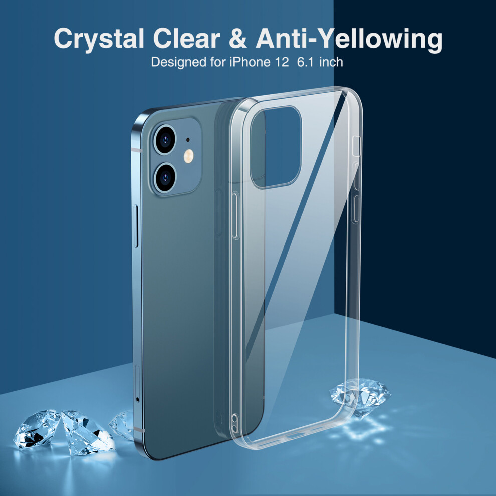 Ultra Thin 1.5Mm Clear Tpu Phone Cover For Iphone 12 6.1 Inch 8711376362976