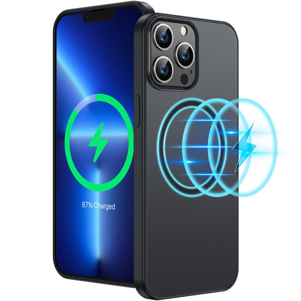 Magnetic Phone Case For Iphone 6.7 Inch, Military Grade Protection Strong Magnetic Closure Compatible With Magsafe Wireless Charging, Shockproof Anti 9340258777790