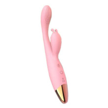Cordless Waterproof Massage Wand with 10 Modes  Power Handheld Bullet Massager PinkB