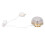 Miniature Dollhouse Chandelier 1:12 Plastic Metal, Replaceable Bulb 5