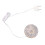 Miniature Dollhouse Chandelier 1:12 Plastic Metal, Replaceable Bulb 2