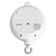 Crib Mobile Motor with 35 Lullabies, Volume Adjustable Music Box Spinner for Baby Boys and Girls with Rotating Hook
