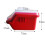 4 Pcs Screw Organizers and Storage Bins with Locks Plastic Hardware Organizer Box with Compartment Bolt Organizer 8
