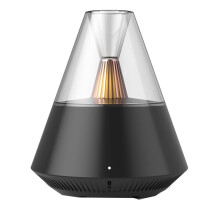 Diffuser voor Etherische Oliën, Modern Design Geurgeurverspreider voor Woonkamer, Slaapkamer, USB-Aangedreven, Capaciteit 150 Ml, Zwart