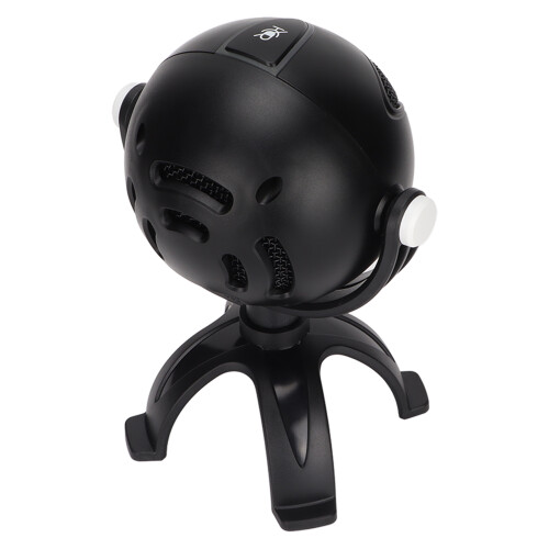 USB Condenser Microphone With RGB Indicator For Sound Modes And Karaoke Function, Mute Button Enabled Plug And Play Mic With Cardioid Pickup Pattern 1
