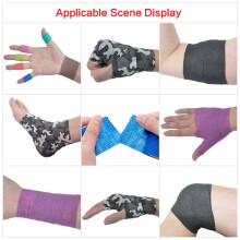 Ruban Élastique Auto-Adhésif Sport Violet pour Coussinets de Soutien Du Genou, Doigt, Cheville, Paume