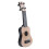 Beige, Klassisk Ukulele Gitarrleksak för Barn, Tidig Utbildning, Liten GitarrfesttillbehöR Justerbar 8