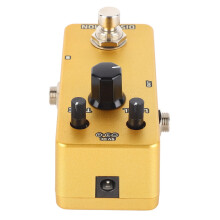 Goldene Verzerrungseffekt-Pedal: Mini-Modulation & Heavy Metal Sounds