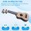 Beige, Klassisk Ukulele Gitarrleksak för Barn, Tidig Utbildning, Liten GitarrfesttillbehöR Justerbar 3
