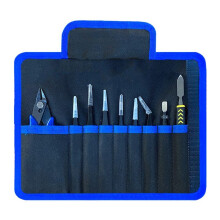 9PCS/Set Tweezers Electronic Diagonal Pliers Set Stick Bag False Eyelash Extension Clip Pliers Eyebrow Tweezers