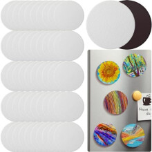 Magnetic Painting Canvas Panel for Painting Magnetic Tile Art Refrigerator Storage Cabinet Art Paint Crafts DIY Kit
