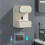 Automatic Toothpaste Dispenser, Wall Mounted Electric Toothpaste Dispenser for Kids & Adults, Toothpaste Dispenser Beige 5