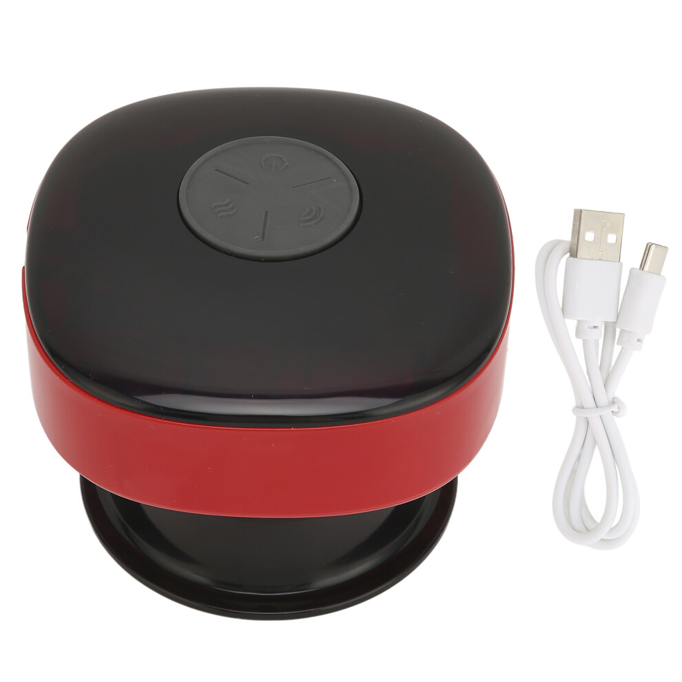 Handheld Cupping Massager With Vacuum And Heat Therapy Rechargeable Flameless GuaSha Device For Body Relaxation Scraping Massage On Back Shoulder Leg