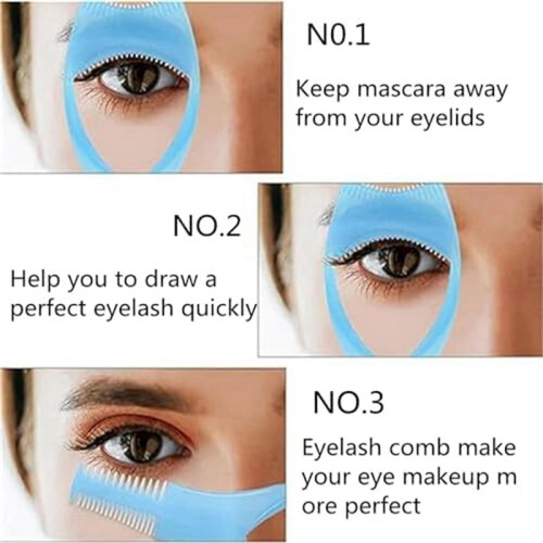 Eyelashes Tools Mascara Shield Applicator ,Eyelash Tool Upper Lower Eye Lash Mascara Guard Applicator 1