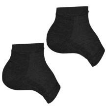 1 Paar Onzichtbare Hoogteverhogende Sokken Gel Hielkussen Orthopedische Steunzool Hielkussenzolen Binnenzool Unisex, Zwart