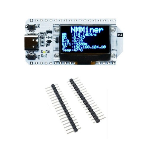 Para Nerdminer 119KH/S Hash Rate 0,96 Polegadas Tela OLED Bitcoin Solo Miner Nerd Miner BTC Lottery Miner