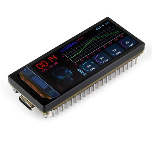 ESP32-S3 AMOLED 1.91 Inch Display M Development Board Dual-Core Supports 2.4GHz Wi-Fi  Development Board