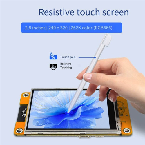 ESP32 Development Board 2.8-Inch Resistive Touch Screen ESP32-32E Module WIFI  TFT Display Module 1