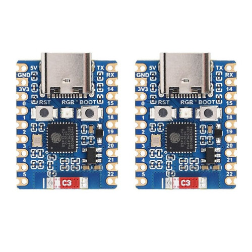 2X ESP32 C6 Zero Development Board WiFi 6 ESP32  Module Dual Processor Supports 2.4GHz WiFi  LE Module