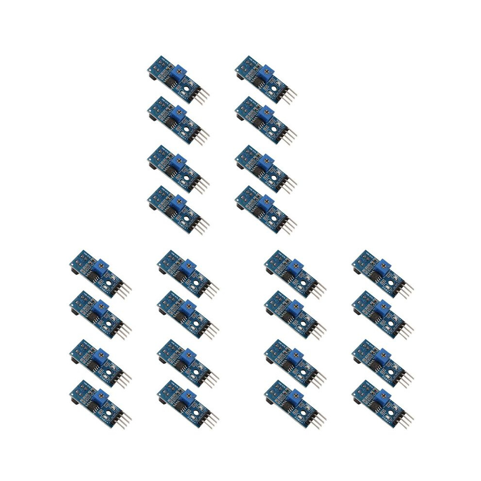 24Pcs Tcrt5000 Infrared Reflective Sensor Ir Photoelectric Barrier Track Module For Car Robot 6034191391023