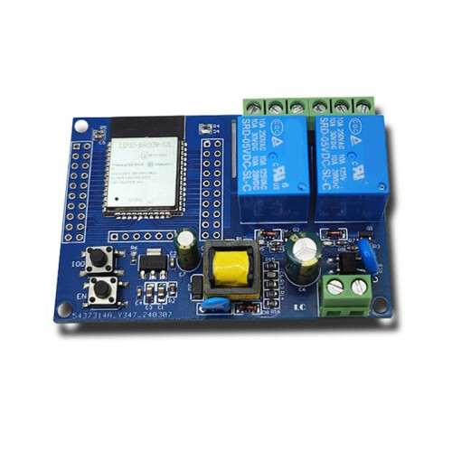 2X ESP32 Relay Module Dual Channel WiFi  Relay Module ESP32-WROOM Secondary Development Board for 1