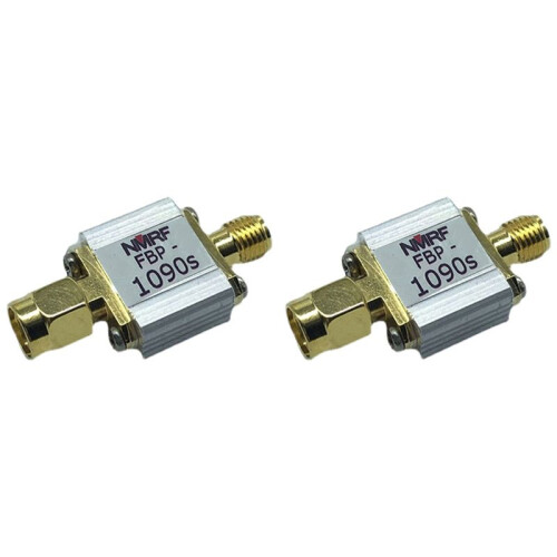 2X 1090MHz ADS-B Bandpass SAW Filter SMA Interface 1090S Bandpass Filter
