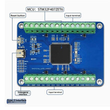 2X Sampling Module STM32F407ZET6 24-Channel 12Bit AD Sampling Module Data Acquisition Type-C Interface Module
