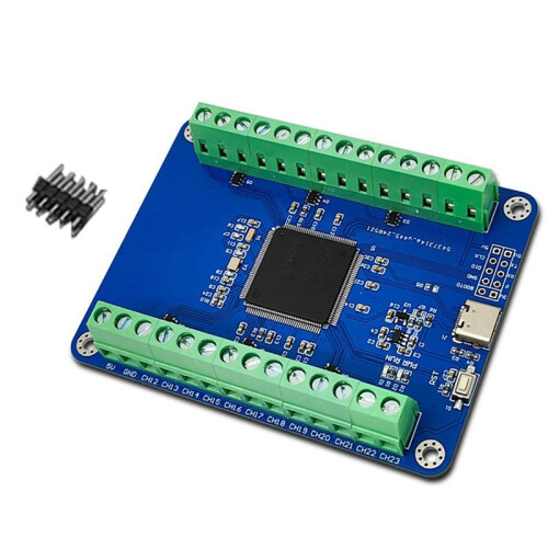 2X Bemonsteringsmodule STM32F407ZET6 24-Kanaals 12-Bits AD-Bemonsteringsmodule Data-Acquisitie Type-C-Interfacemodule 1