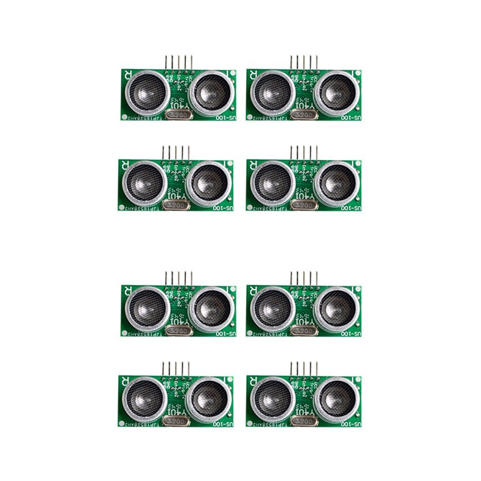 8Pcs Us-100 Ultrasonic Sensor Module 2.4V - 5V With Temperature Compensation Range Distance 6034057260500