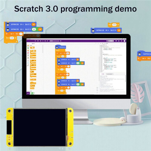 3X ESP32 WiFi  Development Board 2.8 Inch 240X320  Display Screen TFT Module LVGL Touch Screen 2
