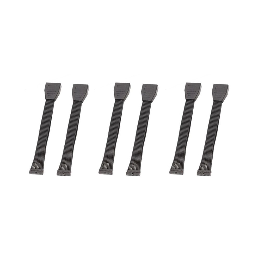 6Pcs Small Usb 3.0 19/20Pin Internal Extension Header Adapter Cable Usb 20Pin Extension Cable For Motherboard 15Cm 6032125428531