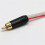 4X Replacement Repair Speaker Bare Wire Cable 5Ft with RCA Plug to Stripped Ends 6