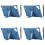 4X Capa de Tablet para Teclast P80 P80X P80H Capa de Silicone Anti-Queda de 8 Polegadas para Tablet com Caneta Capacitiva (Azul) 1