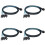 4X Internal  SAS to  Cable, SFF-8643 to  Forward Breakout Compatible with  Controller Hard Drive (3.3Ft) 1