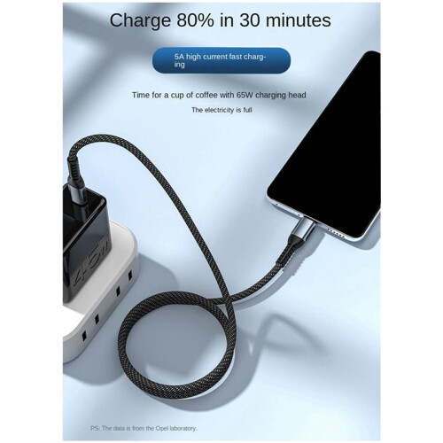 2X PD 240W Charging Cable Double-Ended Type C to USB Type C 240WPD Data Cord 2M 2
