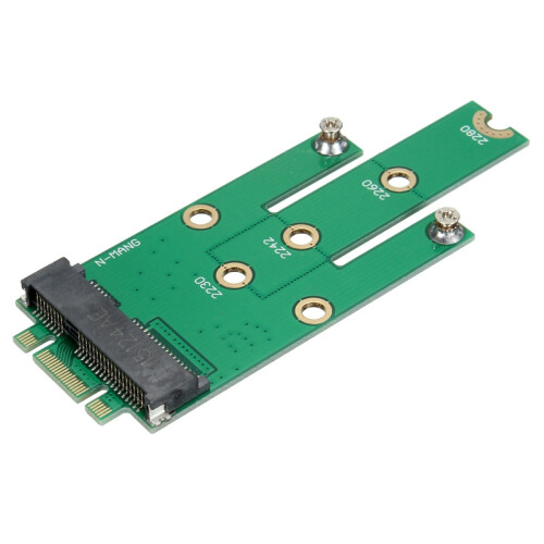 Msata  PCI-E 3.0 Ssd To Ngff M.2 B Key  Interface Adapter Card