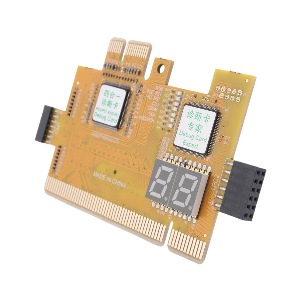 Detect Tool PCI-E LPC Multi Use Diagnostic Card Laptop Desktop Test Accessories Post LED Indicator PC Motherboard Debug Analyzer-image-OPC-PPWWZN5-NEW