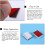 Adhesive Cable Clips, 100Pcs Wire Clips Management 3