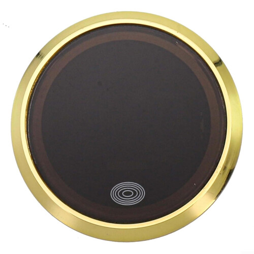 Touch Type Car Clock Gold Interior Watch for Easy Time Management While Driving, Sleek Design and User-Friendly Features 2
