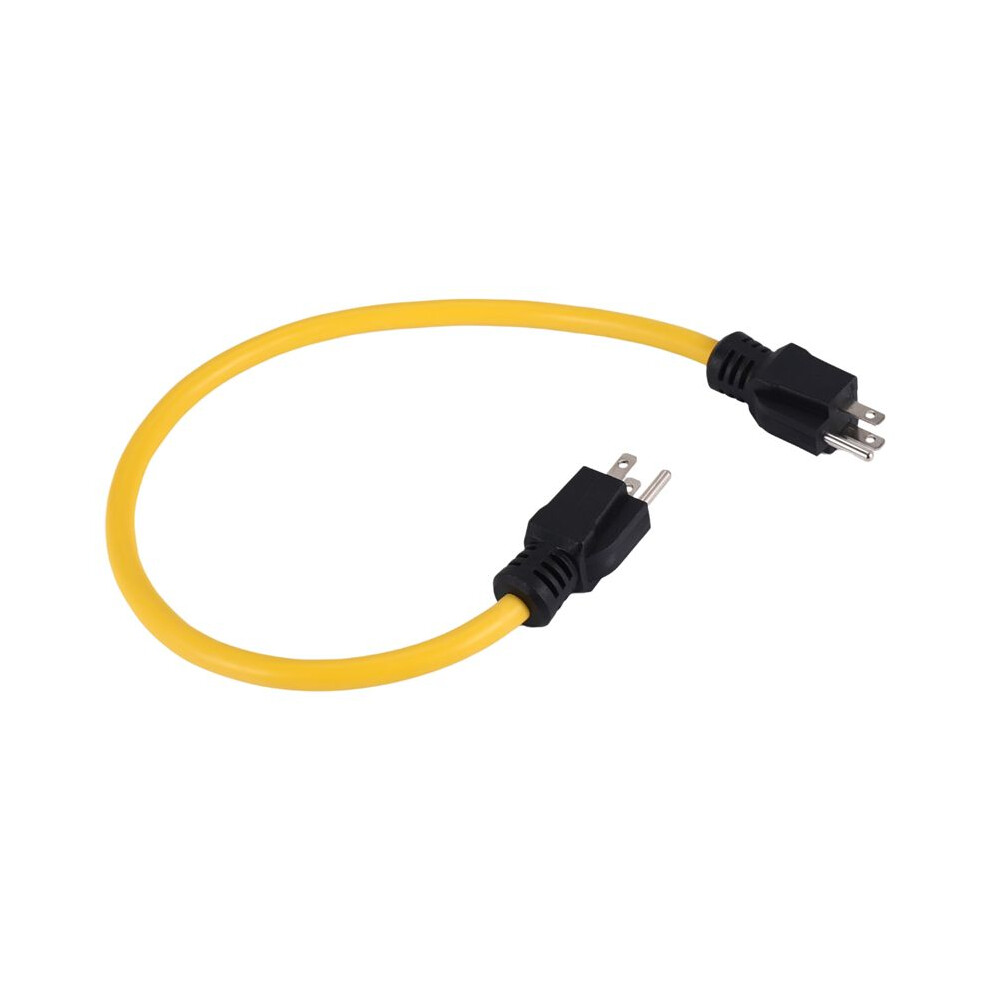 Generator Adapter Cord Nema 5-15P For Transfer Extension Cord Adapter (3 Prong Plug 12Awg 125V) Us Plug 6032447373908