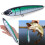 Δόλωμα Topwater Premium για ψάρεμα, Τεχνική Walk The Dog με ρεαλιστικά τρισδιάστατα μάτια και 5