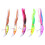 Fishing Lures With Through-wire Construction, Simulation Squid Design, Sharp Treble Hooks, Streamlined Baits, Perfect For Targeting Predatory Fish In 4