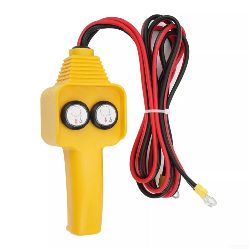 Push Button Wired Controller for 12V Electric Winches, Compatible with 1500lb to 5000lb Capacity, Includes Wire