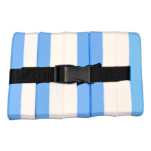 Flotation Belt - Adjustable EVA Swim Floatation Belt for Kids | Non-Slip Water Aerobics Tool in Blue and White