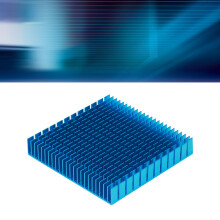 120mm x 120mm x 20mm blauer Aluminum-Kühler-Kühlkörper für CPU-Leistungsverstärker