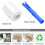 2Pcs/set Stretch Wrap Film Stretch Wrap Shrink Wrap Cling Packaging Moving 2